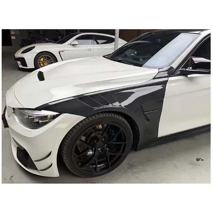 For BMW F82 M4 2014-2018 Jiache Carbon Fiber Front Bumper Side