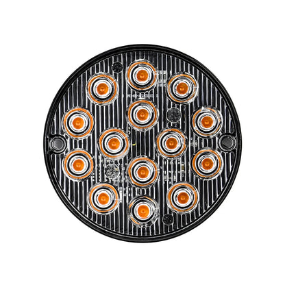 1PCS Strobe Warning Grille Flashing Truck Amber Traffic 12V
