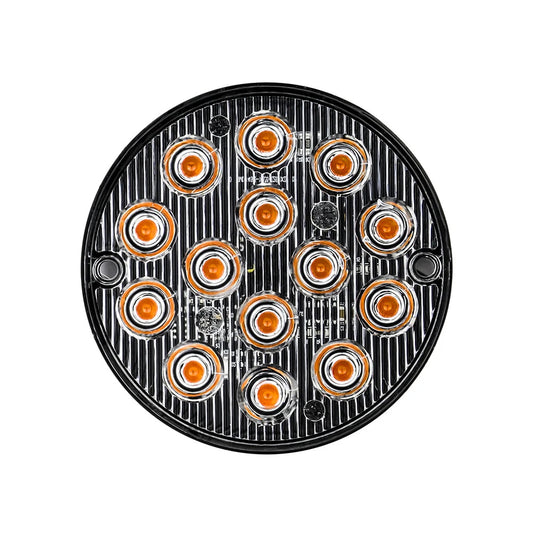 1PCS Strobe Warning Grille Flashing Truck Amber Traffic 12V
