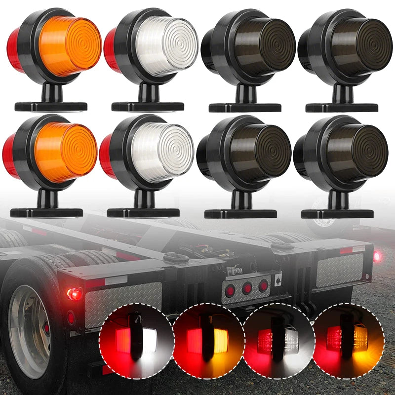 Big Double Sides Marker Outline Indicator Turn Signal Rear