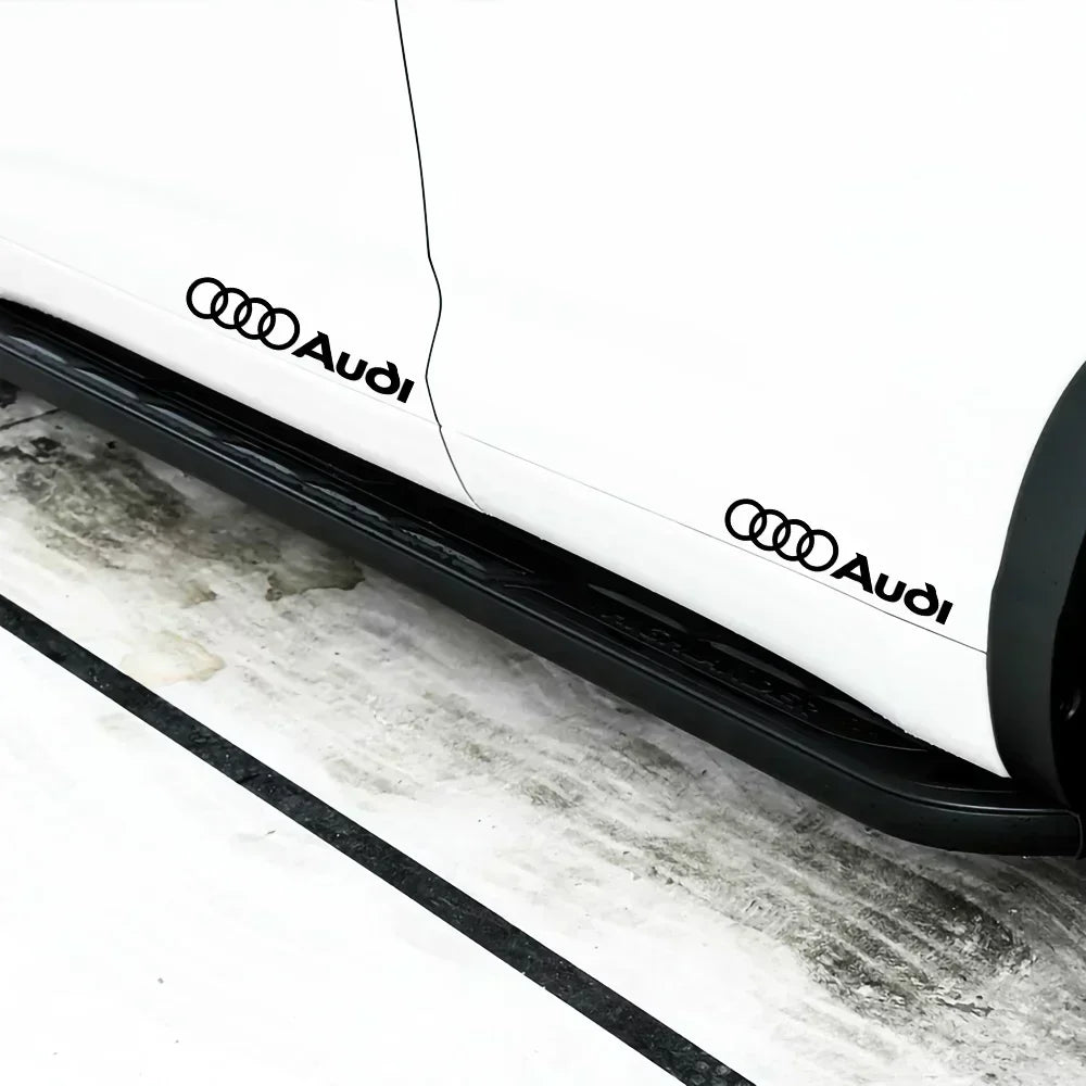 For Audi Sline Rs Quattro Sticker Pvc Body Trunk Window A3 A4 B8