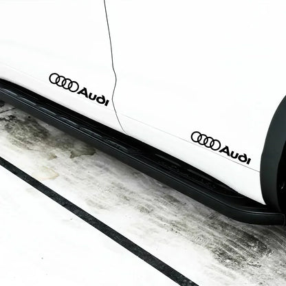 For Audi Sline Rs Quattro Sticker Pvc Body Trunk Window A3 A4 B8