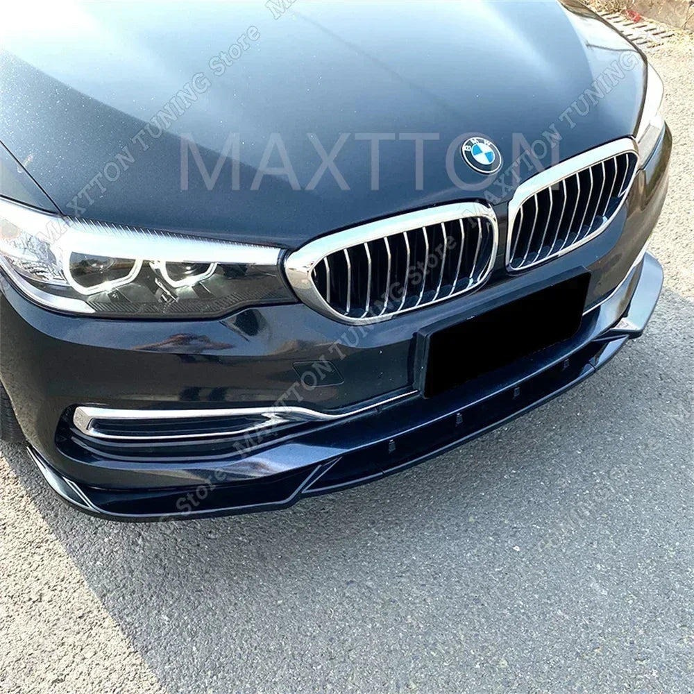 For BMW 5 Series G30 G31 Front Splitter v.2 pre-lci 3PCS Maxton
