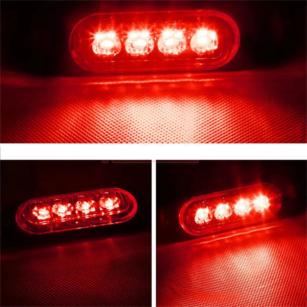 4PCS 12v-24v Side Marker Warning Tail External Trailer Truck