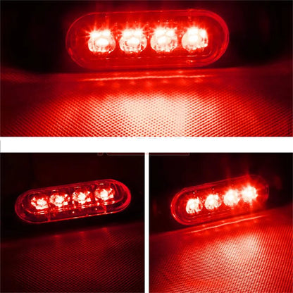 4PCS 12v-24v Side Marker Warning Tail External Trailer Truck