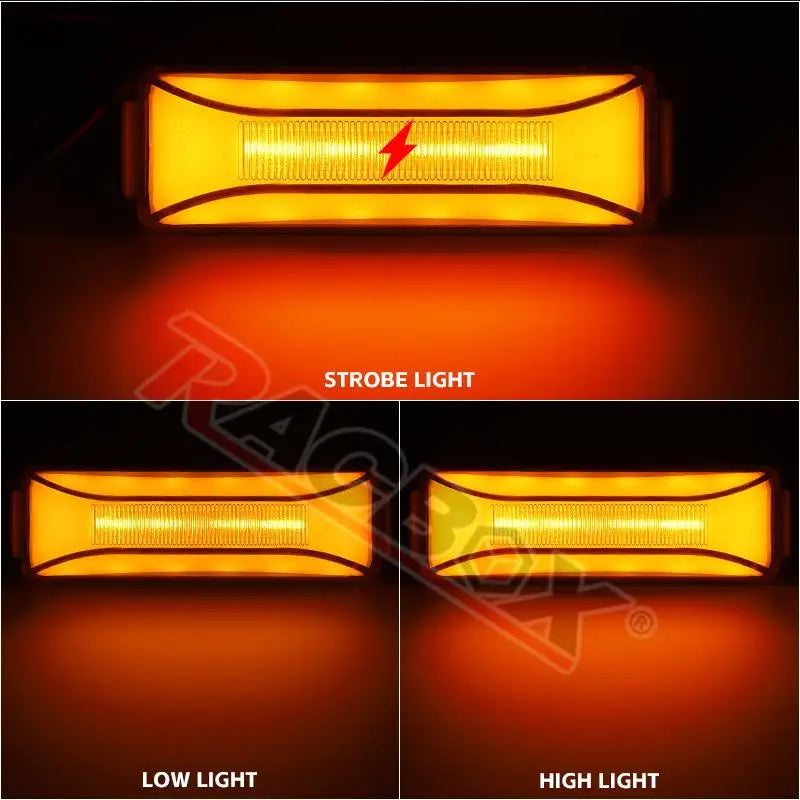 For Man Scania Volvo Renault Daf External Warning Strobe 12V 24V