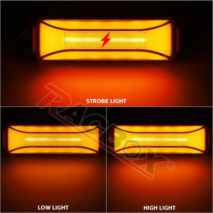 For Man Scania Volvo Renault Daf External Warning Strobe 12V 24V