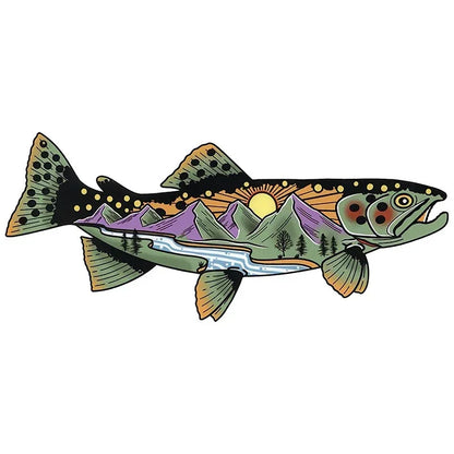 Stickers Wild Brown Trout Caravan Personality Sticker Exterior