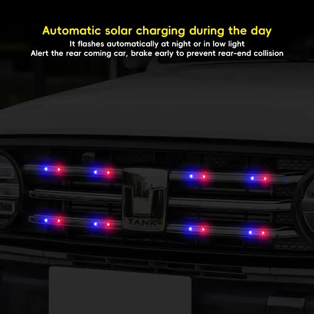 For All Vehicle Solar Energy Warning Flashlight Indicator