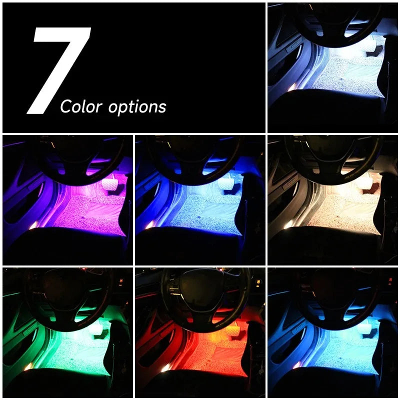 For Audi A4L A5 A6L Q5 4PCS Footwell Courtesy Door Foot Nest Q7