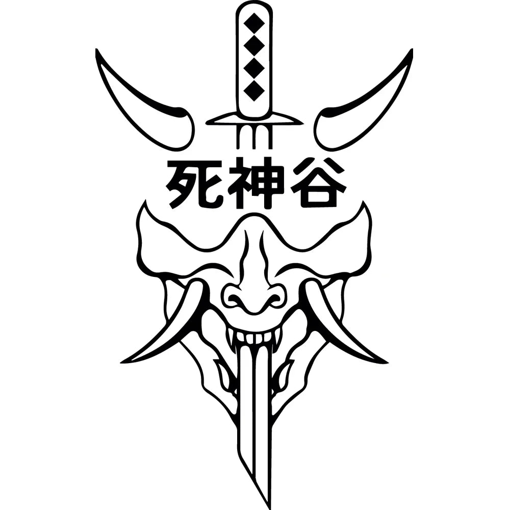 For Windscreen Decal,20CM Sticker Japanese Personalisation Devil
