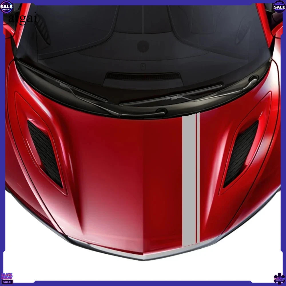 For Pickup Trcks Bonnet Sticker Hood Racing Decals SUV Stripes