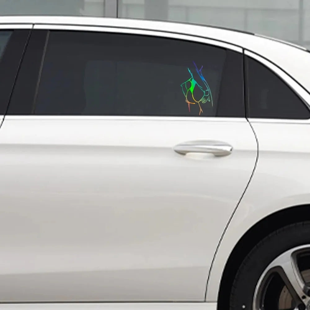 Female Silhouette Art Vinyl Decal Elegant Body Design Sticker