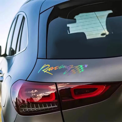For Auto Rear Window Body Mirror 1pair 20x5cm Stickers Racing