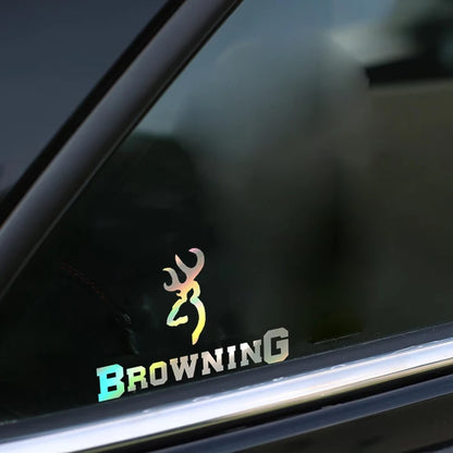 Browning Body Deer Stickers Cool Vinyl Sticker Waterproof