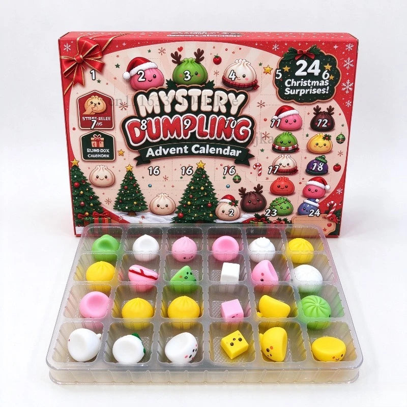 Christmas Squishies Advent Calendar 24 Days Countdown Adviento