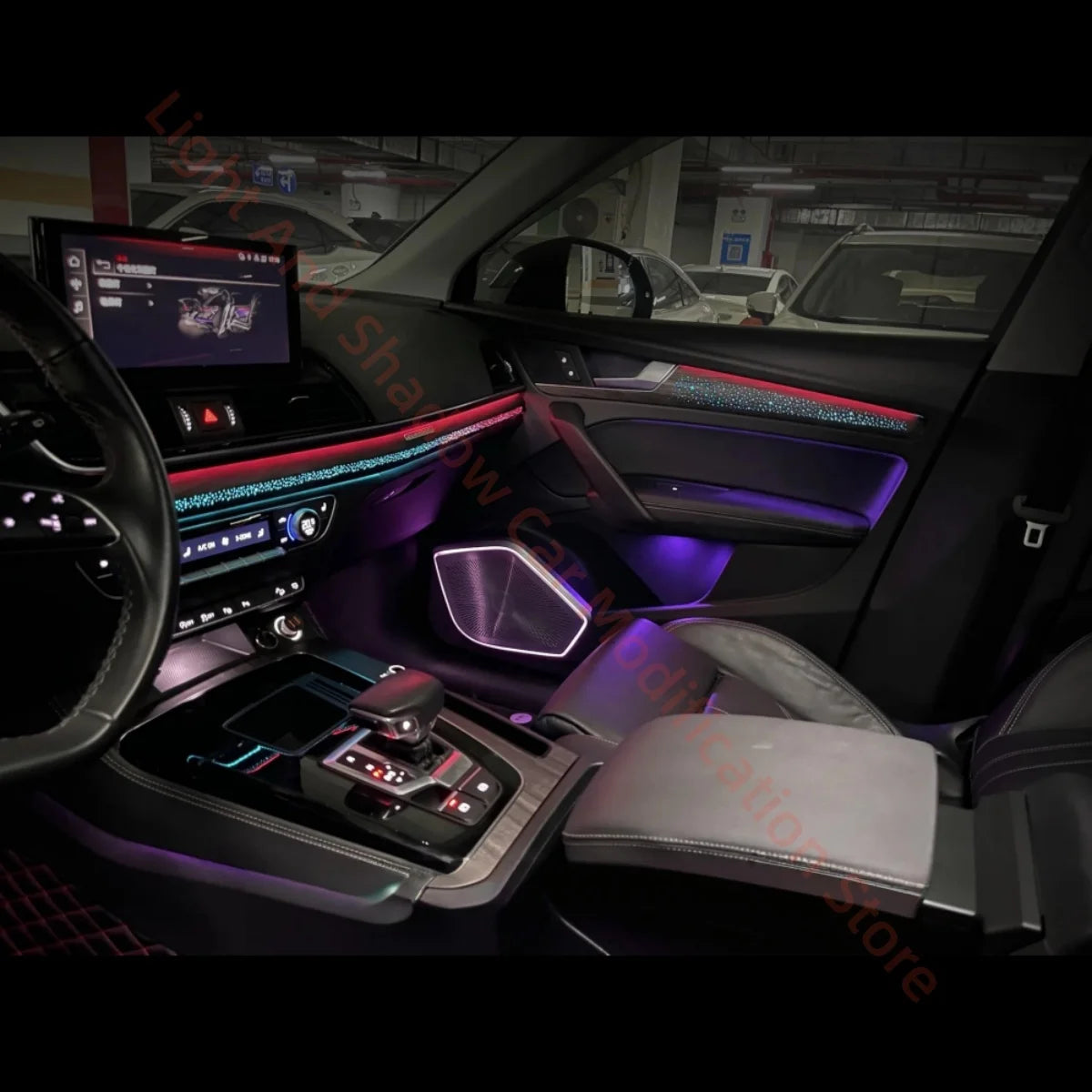 For Audi Q5 Q5L 2018-2025 Atmosphere Ambient Interior Lighting