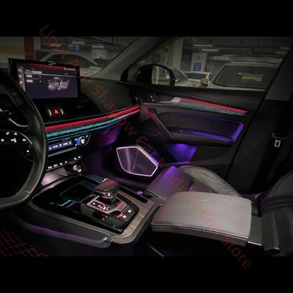 For Audi Q5 Q5L 2018-2025 Atmosphere Ambient Interior Lighting