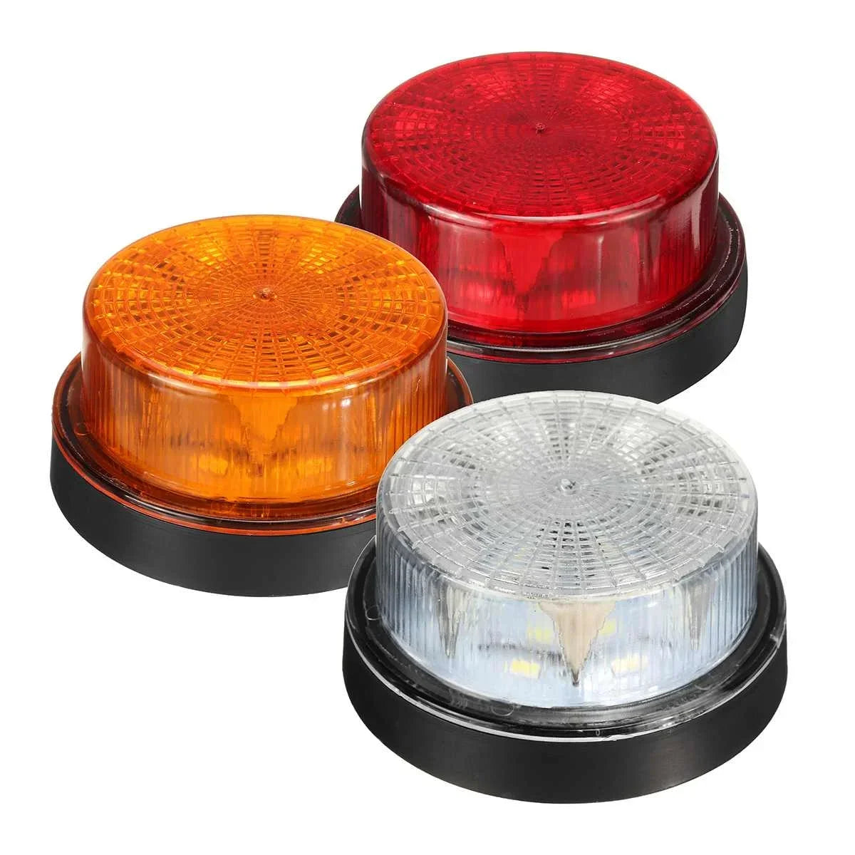 4PCS 12V 24V Modes Flashing Strobe Emergency Alarm Rotary