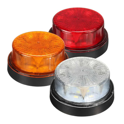 4PCS 12V 24V Modes Flashing Strobe Emergency Alarm Rotary