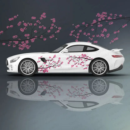 Sakura Flower Stickers Ita Tuning Racing Vinyl Decal Wrap
