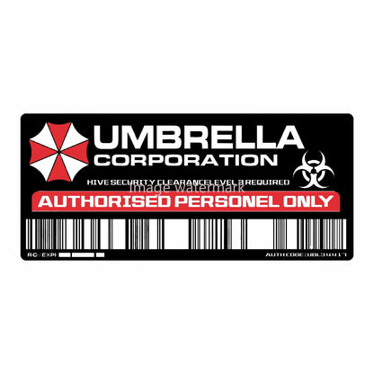 Large Umbrella Decal Access Sticker Van Window Waterproof Vinyl