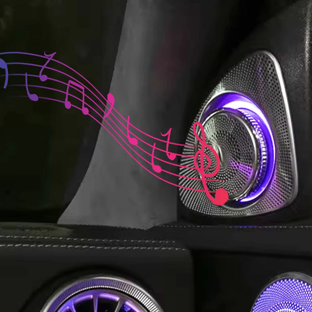 For Mercedes-Benz C E S-Class W205 3D Rotating Tweeter Speaker