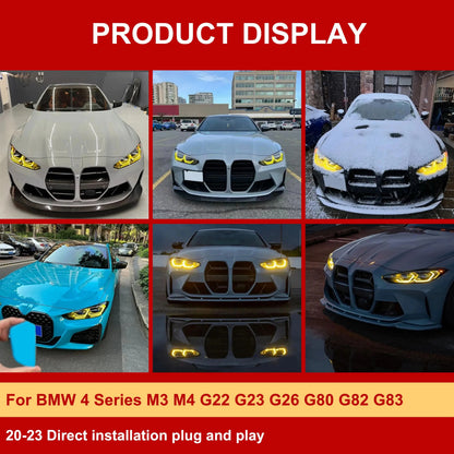 For BMW 4 Series G22 G23 Yellow Angel Eye Drl Boards G26 G80 G82