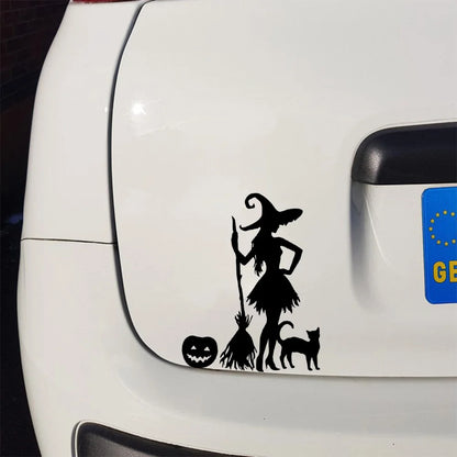 Vinyl Witch Sticker Creative On Stickers Decals Window
