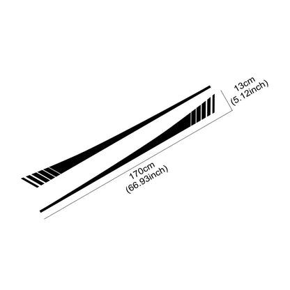 For Ford BMW Kia Toyota Honda Side Stripes Vinyl Decals Door