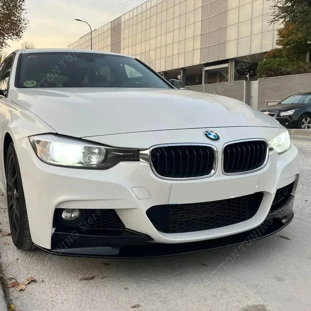 For BMW F30 F31 F35 320I m-sport Front Bumper Splitter Lip