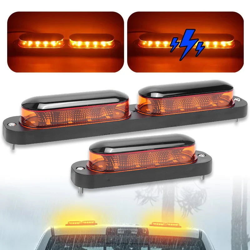 For Scania Volvo Man Daf 12V 24V Warning Flashing 360 Strobe