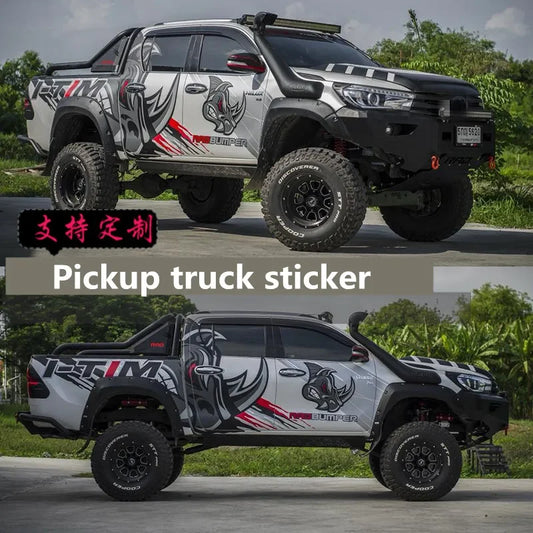 For Tundra Navara Dmax Hilux Ranger F150 Vinyl Decals Body
