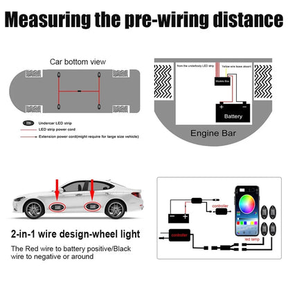 Kit Interior Ambient off-road Truck ATV Neon Chassis