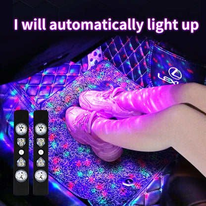 Ambient Lighting Automatic Door Opening Sensor In Colorful Voice