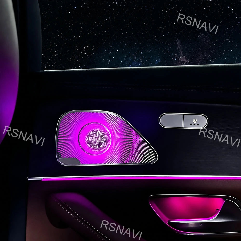 Midrange Speaker Grilles Inner Outer Ambient Lighting Compatible