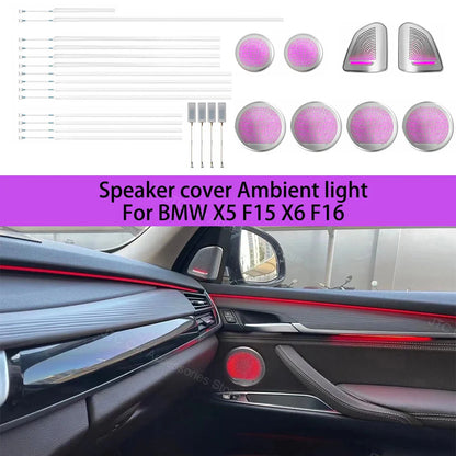 For BMW X5 F15 X6 F16 Colors RGB Ambient BMW X5 X6 Interior