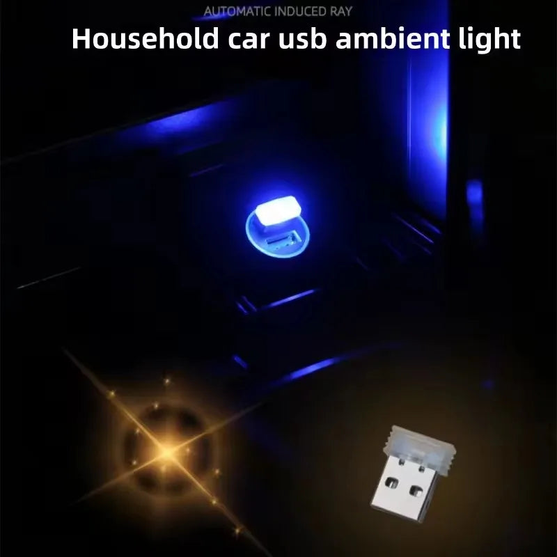 USB Interior Colorful Atmosphere Lighting Wiring Mounted Touch