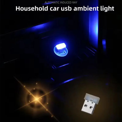 USB Interior Colorful Atmosphere Lighting Wiring Mounted Touch
