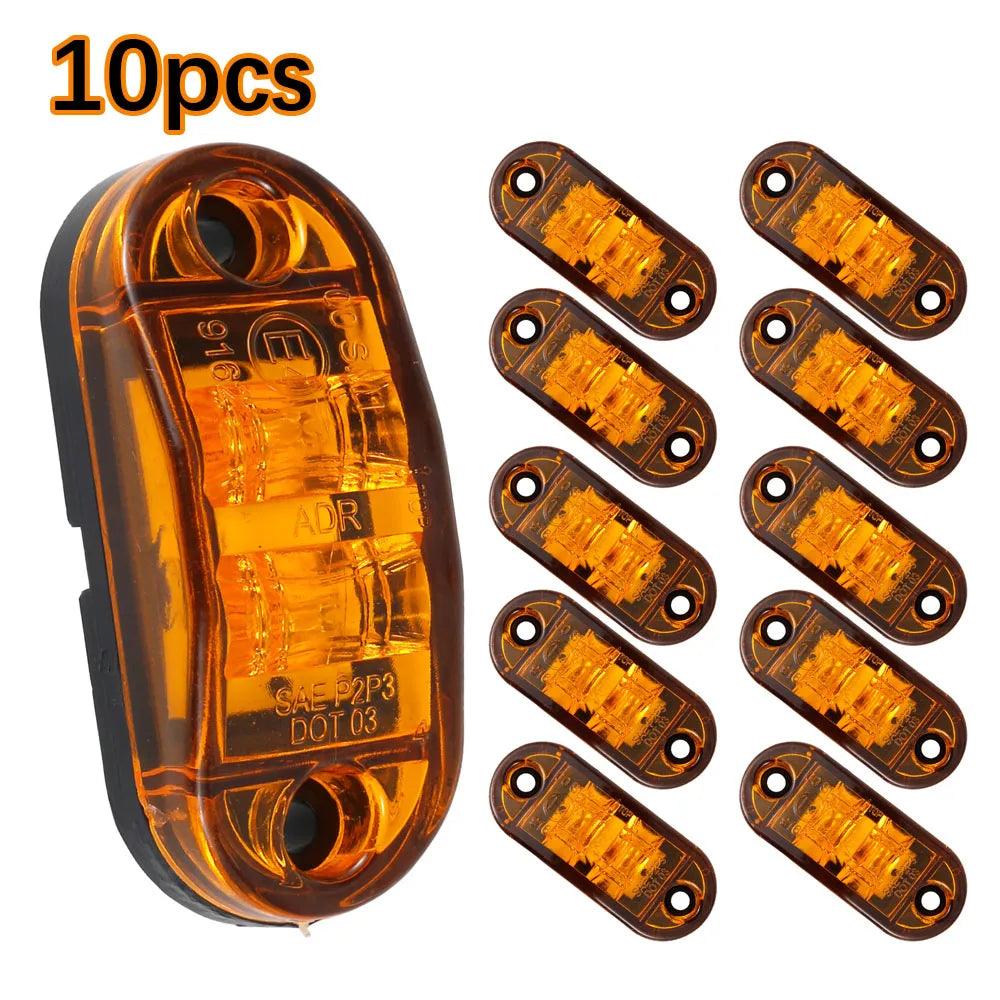 For Trailer Pack Durable Side Marker Trucks Caravan Clearance