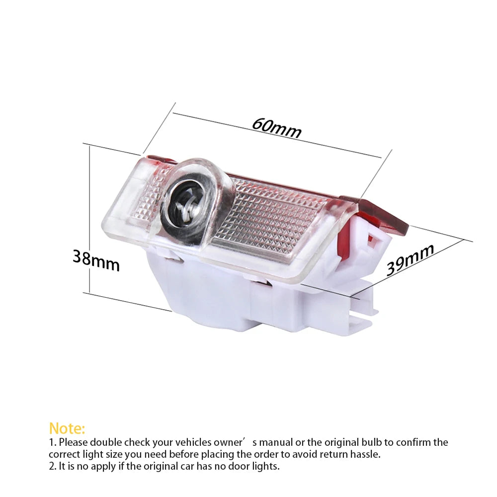 For Mercedes Benz W176 W177 W246 Door Interior Welcome Warning