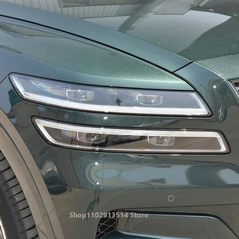 For Genesis GV80 2021-2023 Headlamp Cover Headlight Transparent