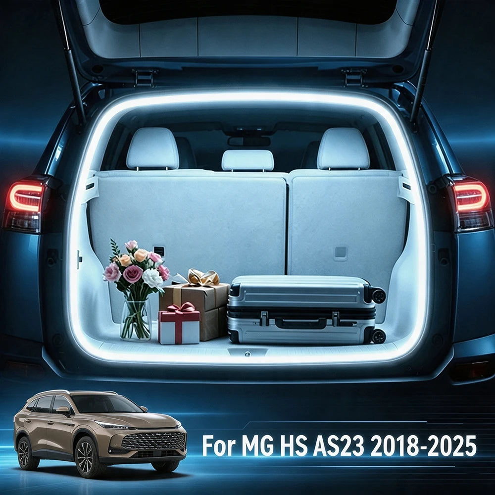 Car LED Trunk Light Strip For MG HS AS23 2018 2019 2020-2025 Bar Cargo Lamp Tailgate Ambient Lighting Rear Boot Light Au