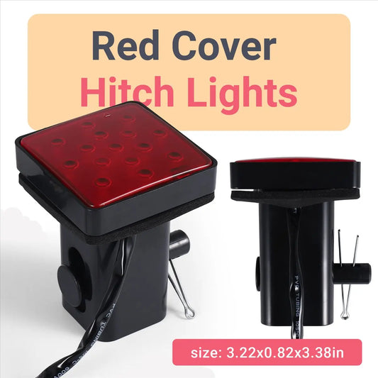 11.11red Inch Trailer Truck Hitch Tow Haul Receiver Cover