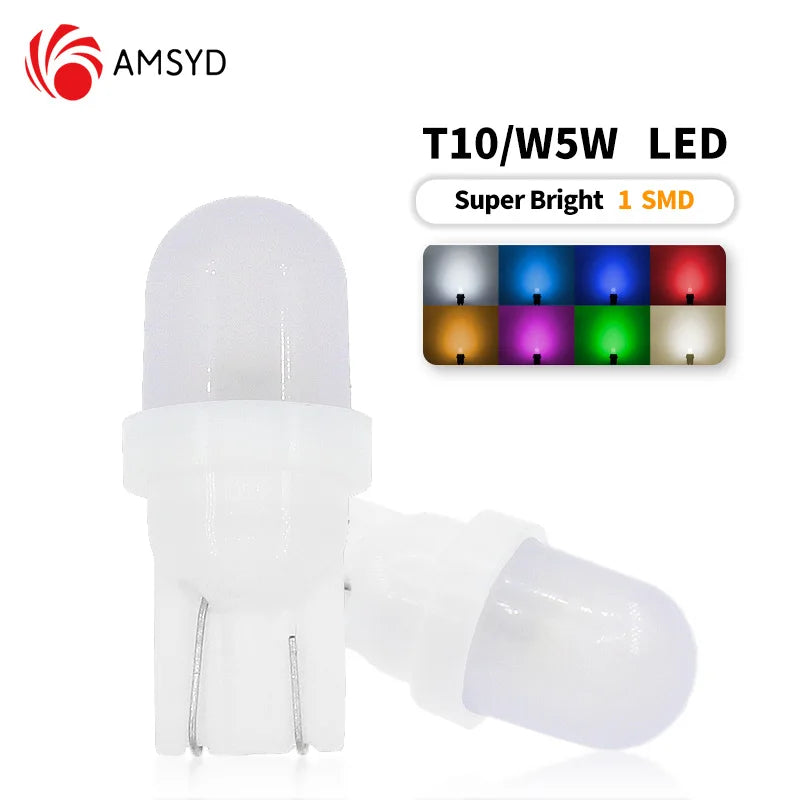 10PCS T10 5W5 Bayonet 1SMD Pinball Machine Bulb Non
