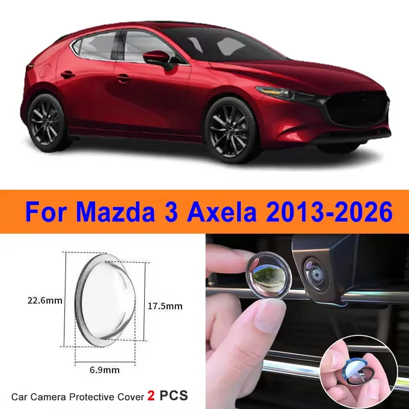 For Mazda 3 Axela 2013-2026 2PCS 360 Reverse Image Camera Cover