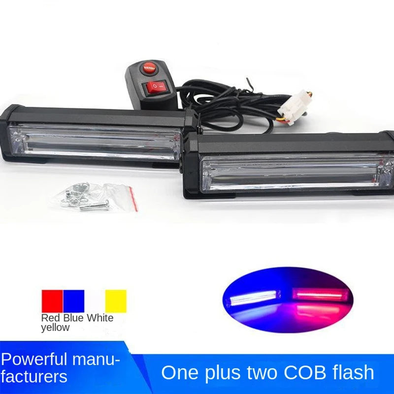 Truck Warning Cob Long Strobe Refitting Medium Mesh Roof