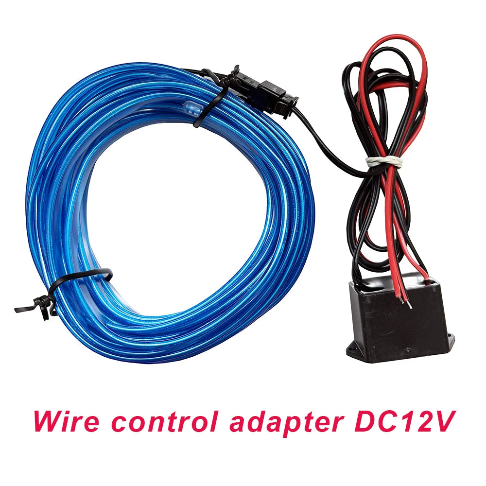 Interior Flexible Neon USB Switch 5V Wire Control 12V