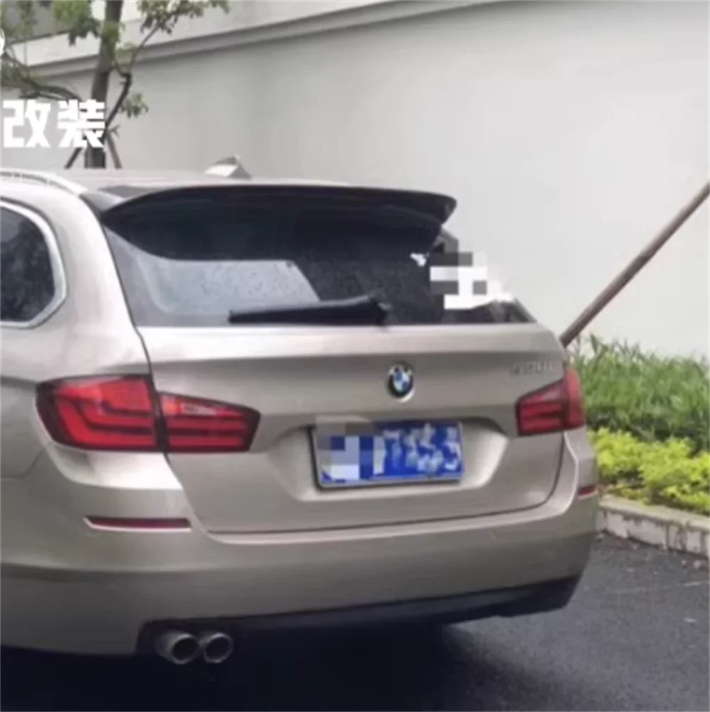 For BMW 5 F11 535I Msport 2010-2017 Spoiler Cap Carbon Fiber