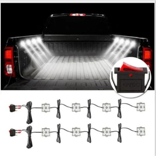 For Rv Cargo Pickup 8PCS Strip Truck Bed Trunk Lighting Kit